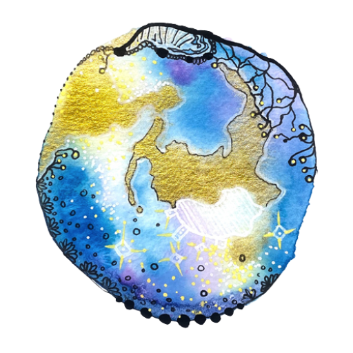 Aquarelle, pour les questions, Perle Louise, médium